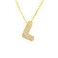 Initial necklace is a cute piece of jewelry that adds a touch of personalized glamour to any outfit. Each letter tells a special story. Choose your letter, and be the unique you