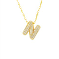 Initial necklace is a cute piece of jewelry that adds a touch of personalized glamour to any outfit. Each letter tells a special story. Choose your letter, and be the unique you