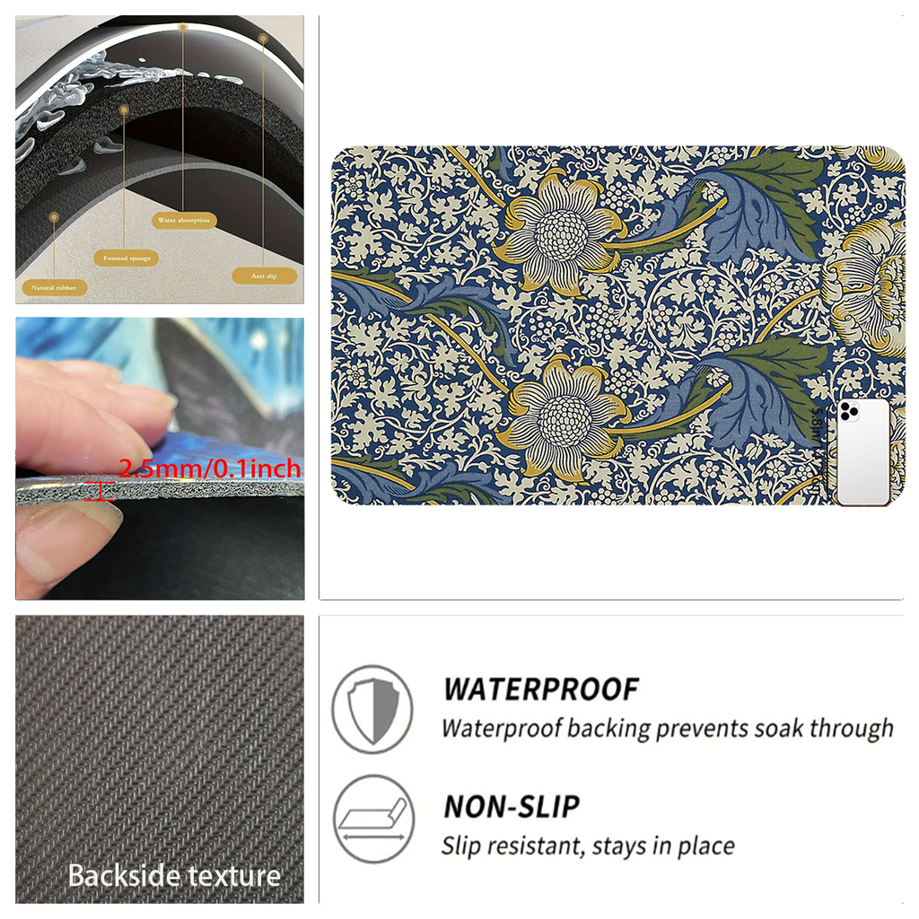 Diatomite Coffee Drying Mat